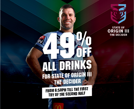 49% off all drinks