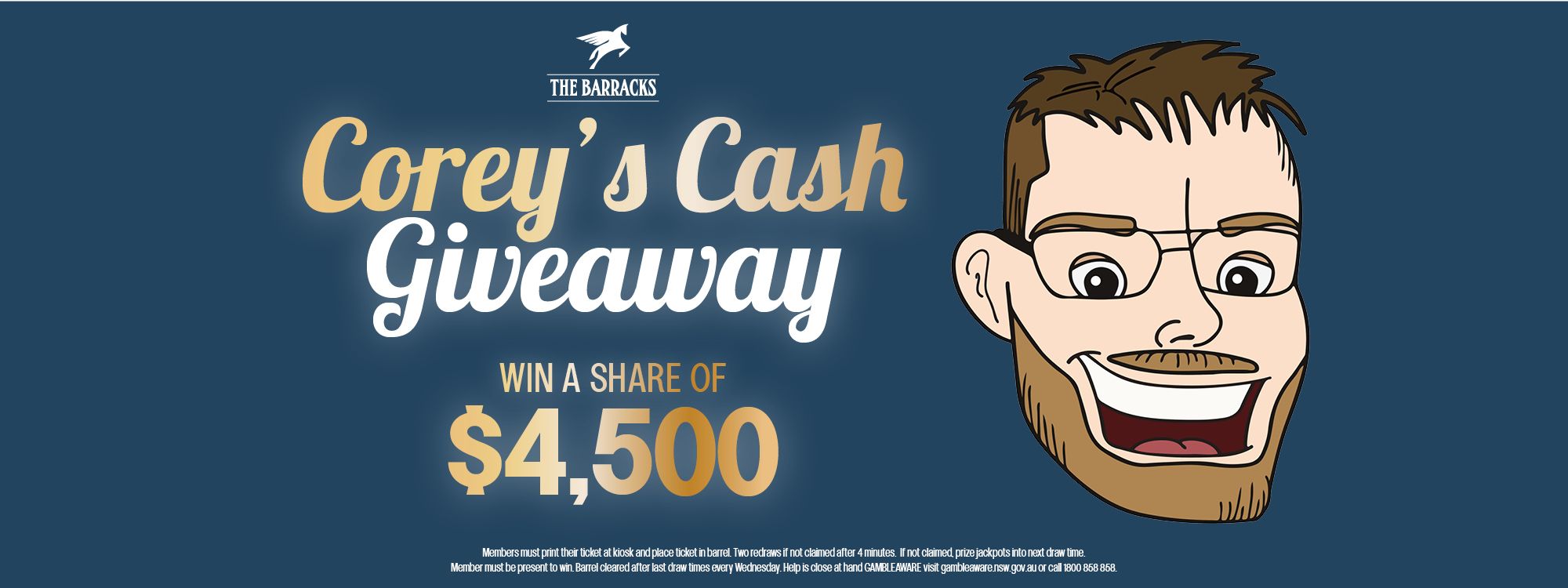 Corey’s Cash Giveaway