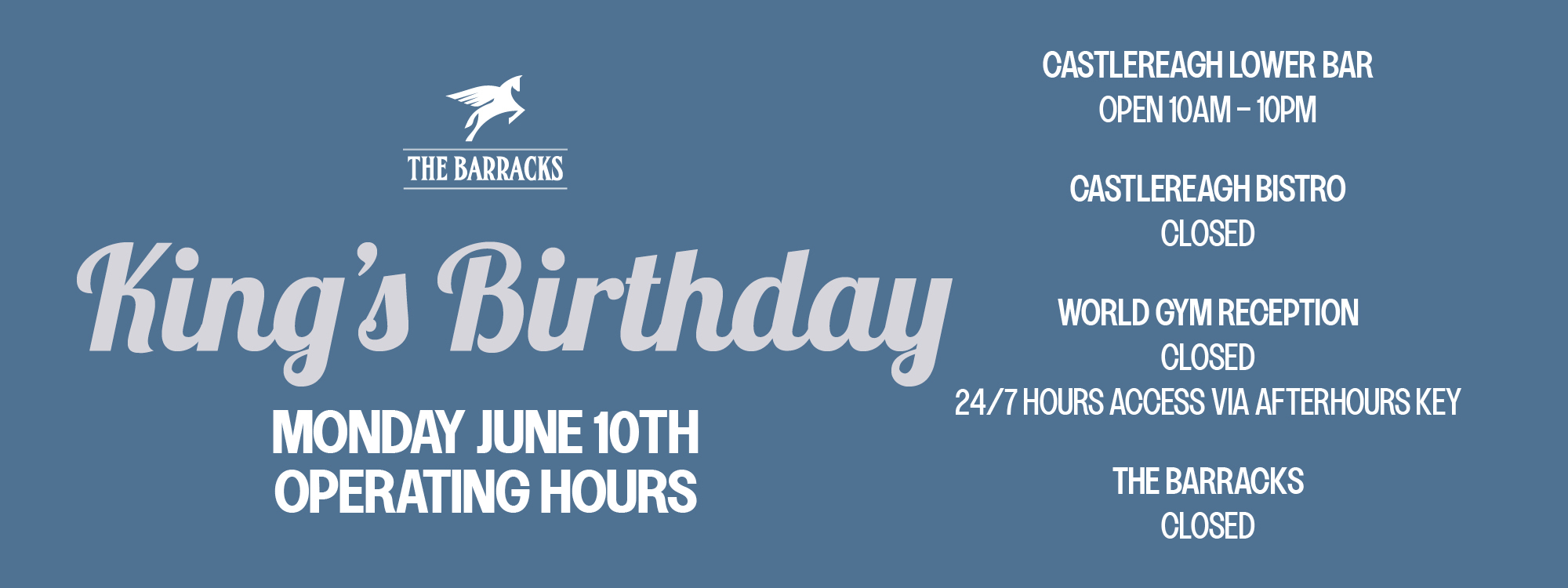 King’s Birthday
